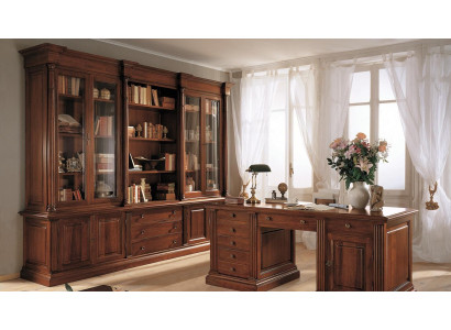 Office bookshelf cabinet wood office cabinet shelf cabinets display case Italian furniture