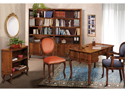 Office furniture set complete office desk office cabinet solid wood real wood Italy
