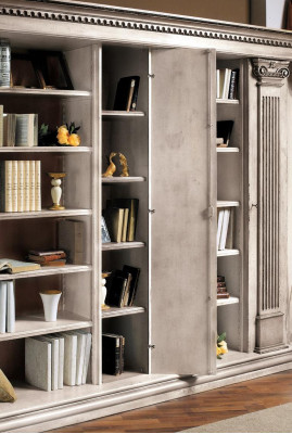 Living room cabinet bookshelf wood office cabinet shelf cabinets display case Italy