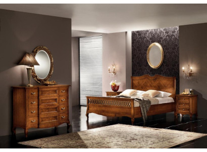 Bed Nightstand Dresser 4-piece Bedroom Set Design Classic Luxury New Beds