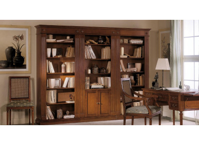 Regal Living Room Cabinet Bookshelf Wood Office Cabinet Cabinets Display Case Italy
