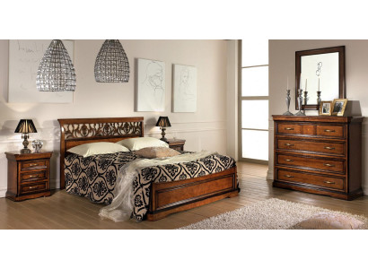 Bedroom furniture set Italian furniture bedside table solid wood 3 pieces