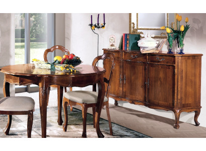 Cabinet Living Room Shelf Luxury Wood Design Sideboard Sideboard Brown Furniture