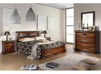 Bedroom bed nightstand beds hotel double set luxury design new 3-piece furniture