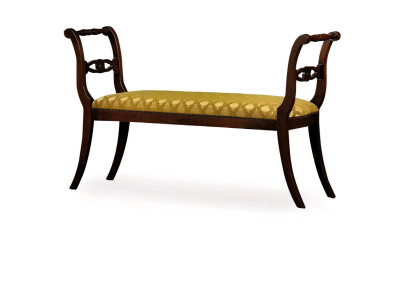 Ottoman chaise lounge padded bench stool footstool side stool bench