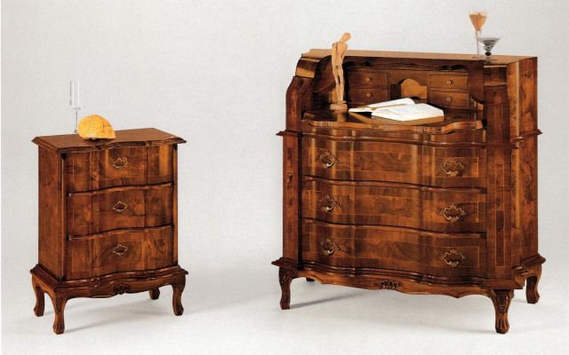 Luxury wooden nightstand bedside table console night modern style console new