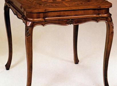Chess table, game table, table with chess, miniature, study furniture, tables, board game