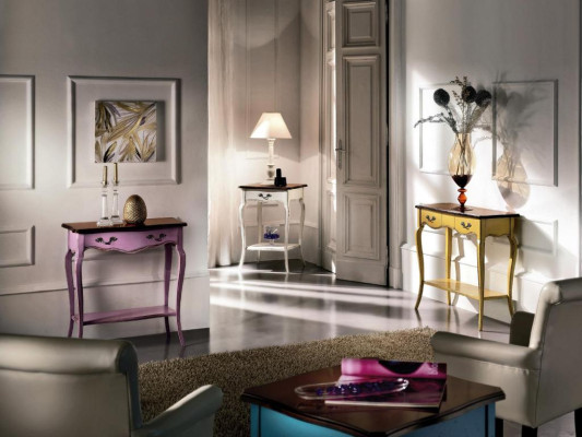 Italian furniture side table console table designer table living room table