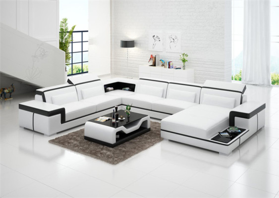 U-shaped sofas sofa couch upholstery suite living landscape design corner sofa leather new