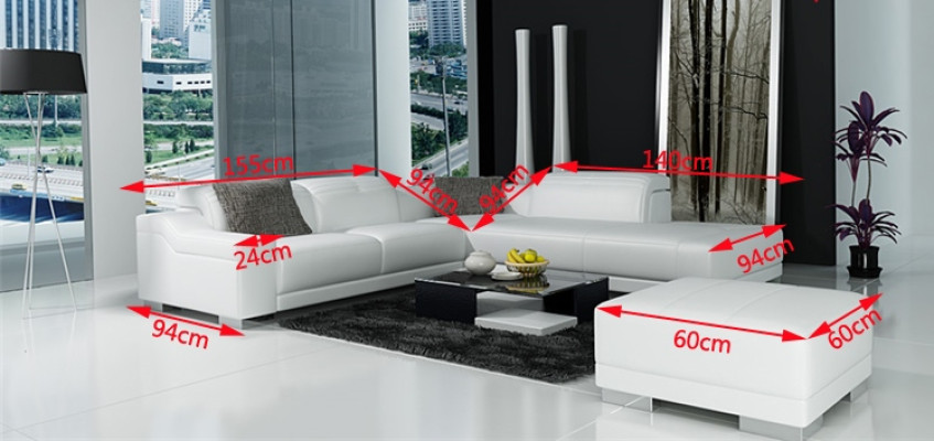 Designer sofa set corner couch with ottoman living area upholstery