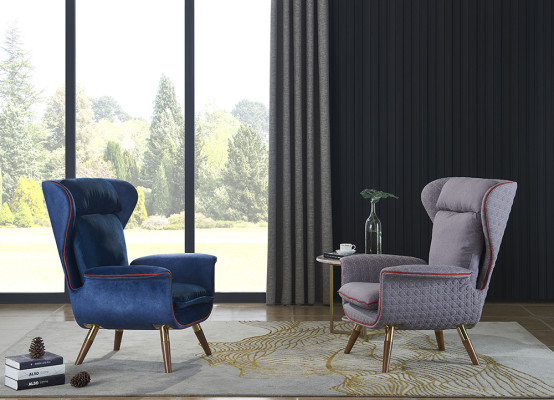 Design armchair 1-seater fabric couch sofa upholstered sofas new