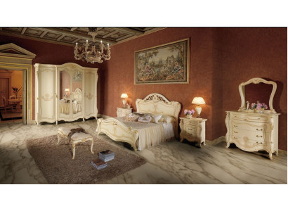Bedroom Design Luxury Set Beds Sets Bed Nightstand Wardrobe 7 pcs.