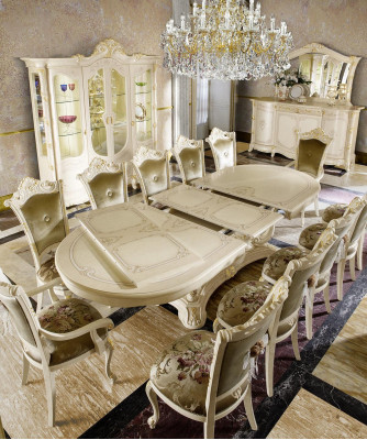 Dining room set dining group wood table tables complete set dining table 12 chairs 13-piece