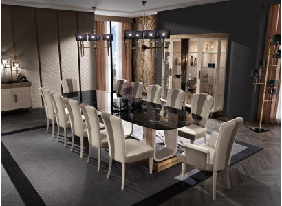 Complete dining room table sideboard 10x chair set ensemble group 11 pcs. new