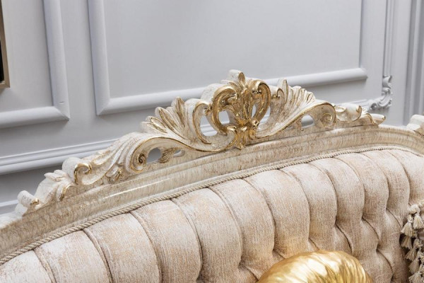 Chesterfield 3 Seater Designer Sofa Luxury Upholstery Sofas Couches Fabric Textile New