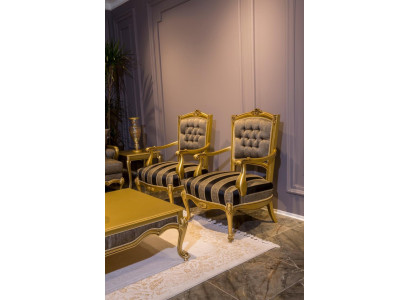 Armchair furniture chairs Art Deco design textile living room armchair design new