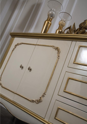 Italian furniture dresser gold baroque rococo sideboard dressers wood