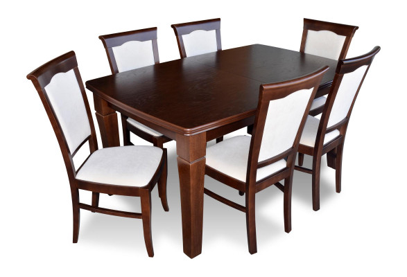 Complete dining set 7-piece. Dining room set modern table 6x chairs chair