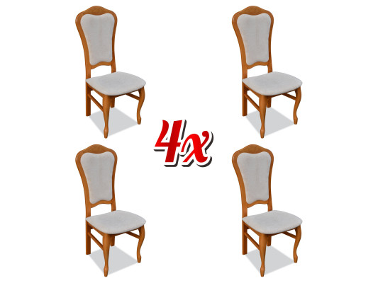 Chair cushion design lounge kitchen seat set armchair new 4x chairs new