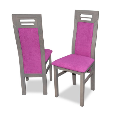 Complete Set K65 4x Designer Chair Set Dining Room Textile Upholstered Seat Chairs