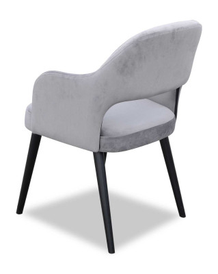 Design chair, armchair, upholstered chairs, luxury textile armchair, dining room, new.