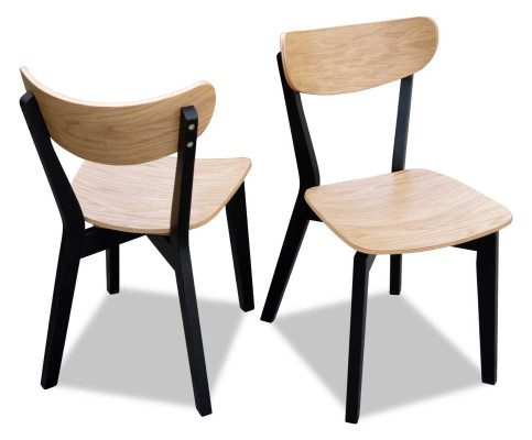Chair Brown Luxury Dining Room Wood Modern Furniture Design Elegant New