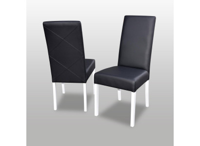 Luxury Design Upholstered Chair Chairs Seat Back Office Dining Room Solid Wood