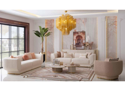 Sofa set 3+3+1 seat couch seat cushion design luxury furniture new