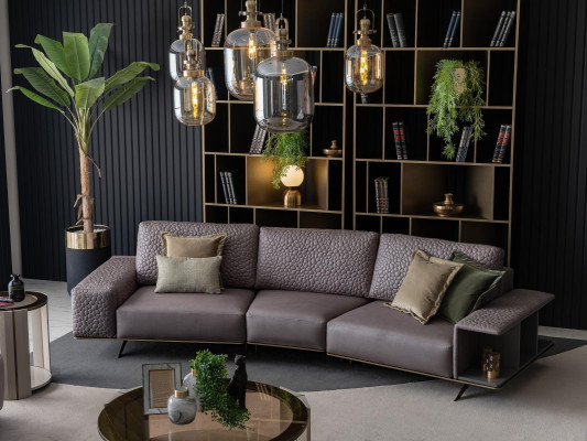Sofa sets living room 4+1+1 set sofa set modern design furniture