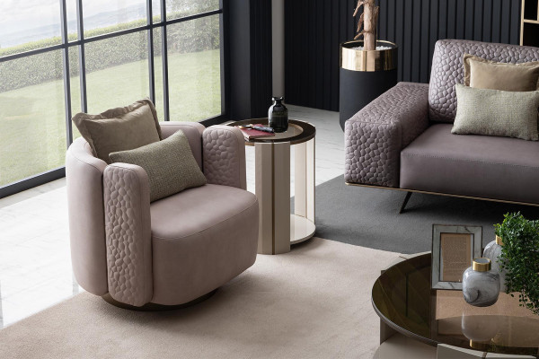Stylish Armchairs Living Room Pink Modern Wood Couch Lounge Club Furniture