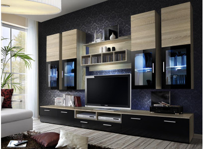 Living room complete TV stand design wall cabinet luxury wall unit furniture new