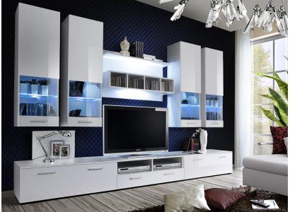 Living room wall TV stand sideboard designer modern living room shelves wood new