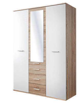 Children's Room Set Bed, Nightstand, Designer Wardrobe, Modern Furnishing 4-piece