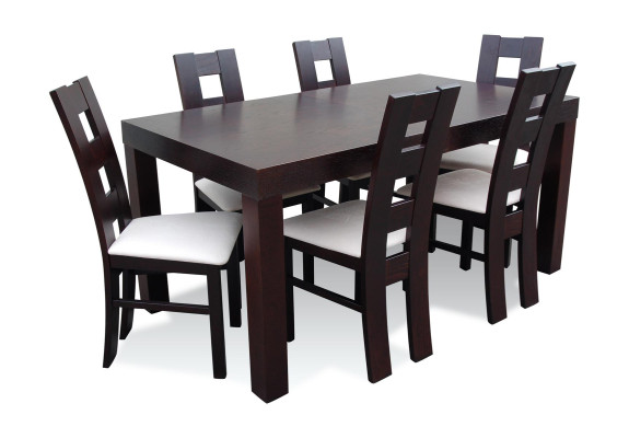 Classic dining room furniture dining set armchair table group 7-piece set classic
