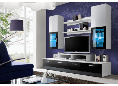 Living Wall Complete TV Stand Luxury Wall Cabinet Modern Designer Furniture