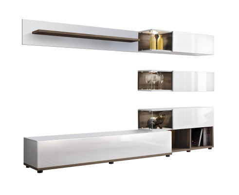 Wall unit design shelf TV stand shelf living room wood furniture