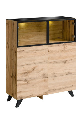 Display cabinet living room furniture cupboard wood furnishing luxury modern design