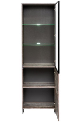 Showcase design cabinet wood modern new furniture gray wood interior