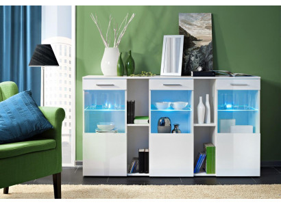 Designer New White Sideboard Luxury Living Room Modern Wood Furniture