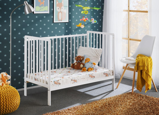 Baby bed bedroom children's bed furniture children's room designer white furniture new