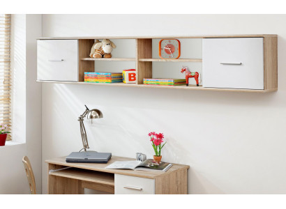 Wall shelf bedroom shelf luxury wood furnishing youth room new furniture.