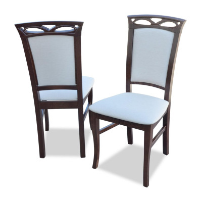 Dining chair armchairs dining chairs new textile set of 4 solid wood chair
