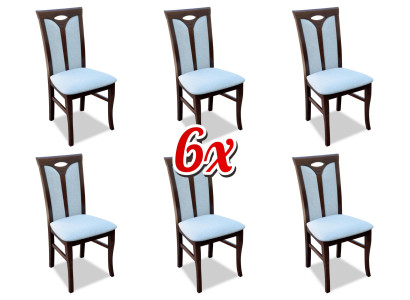 Set of chairs, lounge set, dining 6x chair design, upholstered seat chairs, chair groups