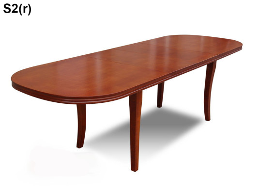 Table dining table wood table XXL conference table 100X250cm extendable 250X350cm