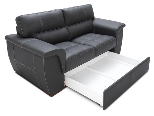 Leather design couch upholstery seating suite sofa ensemble 2+1 leather set