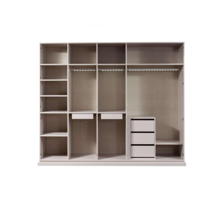 Gray bedroom wardrobe luxury cabinets wooden wardrobe furniture cabinet