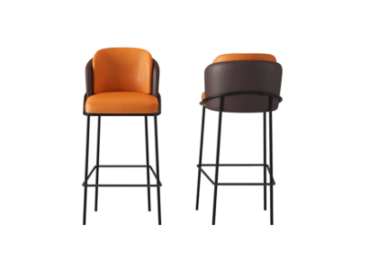 Two-tone bar stool designer 1-seater modern lounge chairs lounge furniture