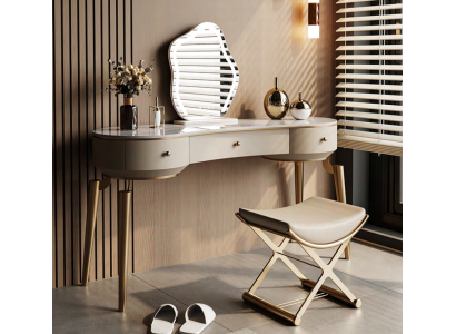 Bedroom furniture designer dressing table wooden frame vanity table new