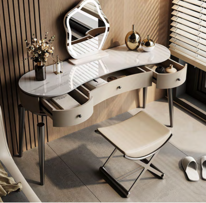 Modern dressing table bedroom furniture vanity dresser with 3 drawers