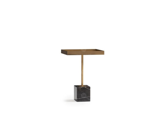 Group side table coffee table gold sofa table metal 2-piece set